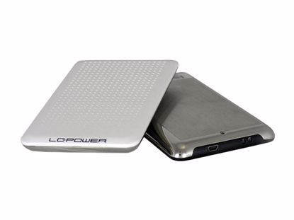 Fotografija izdelka LC-POWER LC-PRO-25WU USB2.0 6,35cm (2,5") belo zunanje ohišje