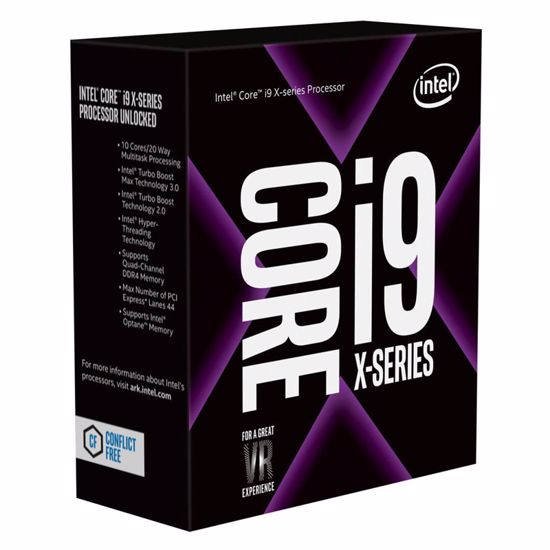 Fotografija izdelka INTEL Core i9-7940X 3,1/4,3GHz 19,25MB LGA2066 X-serija BOX procesor