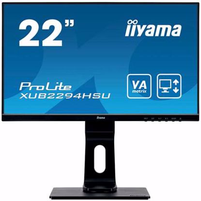 Fotografija izdelka IIYAMA PROLITE XUB2294HSU-B1 54,6cm (21,5") FHD VA zvočniki LED LCD monitor