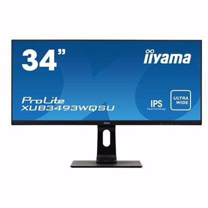 Fotografija izdelka IIYAMA XUB3493WQSU-B1 86,7cm (34") ULTRA WIDE QHD 21:9 IPS zvočniki LED LCD monitor
