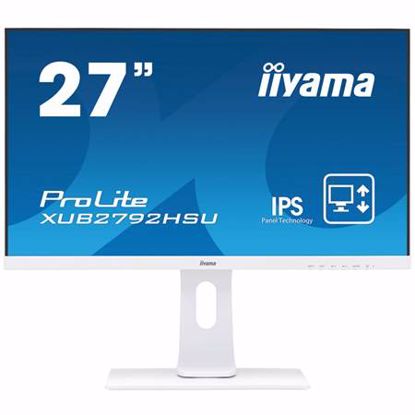 Fotografija izdelka IIYAMA PROLITE XUB2792HSU-W1 68,58cm (27'') FHD IPS zvočniki bel LED LCD monitor