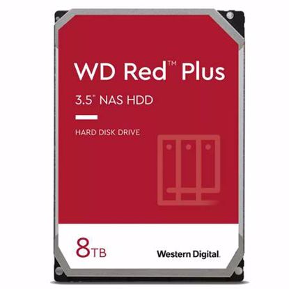 Fotografija izdelka WD RED 8TB 3,5" SATA3 256 MB 7200rpm (WD80EFBX) za NAS trdi disk