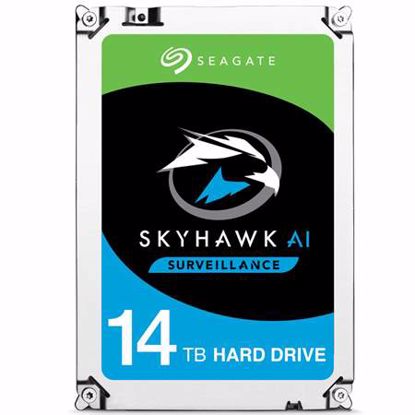 Fotografija izdelka SEAGATE SkyHawk AI 14TB 3,5 '' SATA 3 256MB 7200rpm (ST4000VE0008) trdi disk