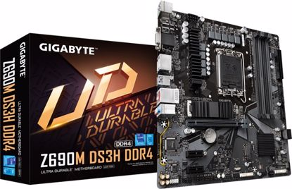 Fotografija izdelka GIGABYTE Z690M DS3H DDR4, DDR4, SATA3, USB3.2Gen2, DP, 2.5GbE, LGA1700 mATX