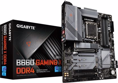 Fotografija izdelka GIGABYTE B660 GAMING X DDR4, DDR4, SATA3, USB3.2Gen2, DP, LGA1700 ATX