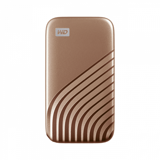 Fotografija izdelka WD My Passport SSD 2TB, USB-C 3.2 zlat