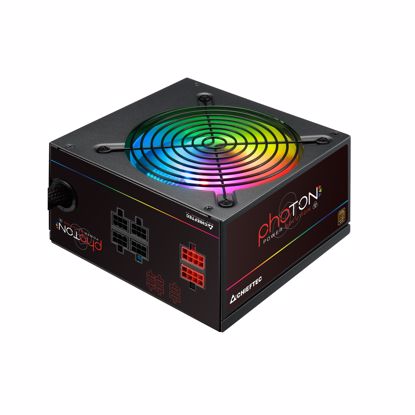 Fotografija izdelka Chieftec Photon Series 750W RGB ATX modularni napajalnik