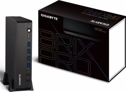 Fotografija izdelka GIGABYTE BRIX PC NUC kit i7 1165G7, M.2 NVMe, 2.5 GbE, Wi-Fi 6 / BT5.2, Thunderbolt 4/USB4.0