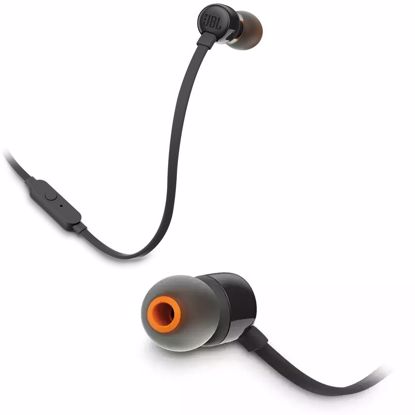 Fotografija izdelka JBL Tune 110 In-ear slušalke z mikrofonom, črne