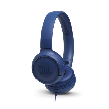 Fotografija izdelka JBL Tune 500 naglavne slušalke z mikrofonom, modre