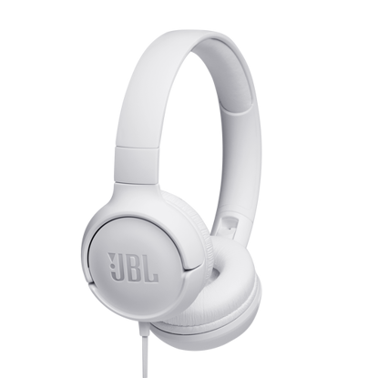 Fotografija izdelka JBL Tune 500 naglavne slušalke z mikrofonom, bele