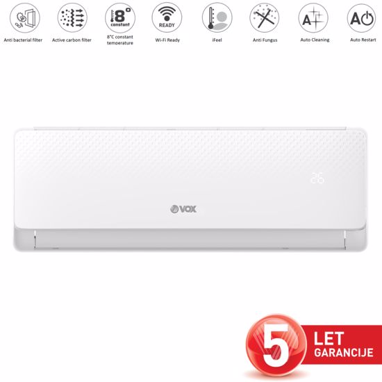 Fotografija izdelka VOX klima naprava IFG24-AACT [WiFiready, 8°C CTemp, CFilter, AFilter]