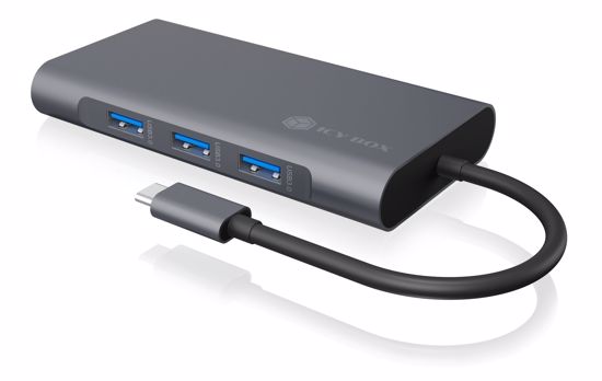 Fotografija izdelka Icybox IB-DK4040-CPD priklopna postaja s Power Delivery 100W