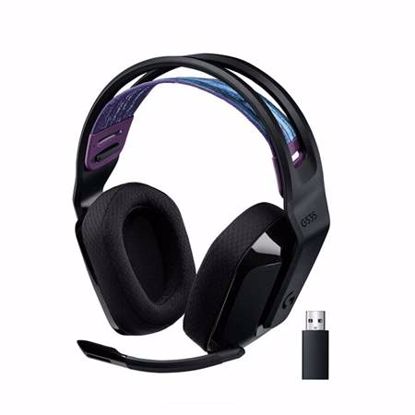Fotografija izdelka LOGITECH G535 LIGHTSPEED Wireless Gaming z mikrofonom črne slušalke