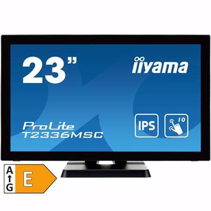 Fotografija izdelka IIYAMA ProLite T2336MSC-B3 58,42cm (23") FHD IPS LED LCD VGA/DVI/HDMI zvočniki monitor na dotik