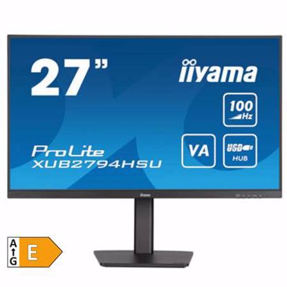 Fotografija izdelka IIYAMA ProLite XUB2794HSU-B6 68,5cm (27") 100Hz FHD VA LCD DP/HDMI/USB FreeSync 0,1ms zvočniki monitor