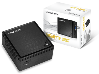 Fotografija izdelka Gigabyte Brix QC J3455 / 4GB / SSD 256GB NVMe / W11