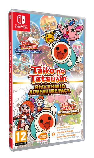 Fotografija izdelka Taiko no Tatsujin: Rhythmic Adventure Pack (Nintendo Switch)