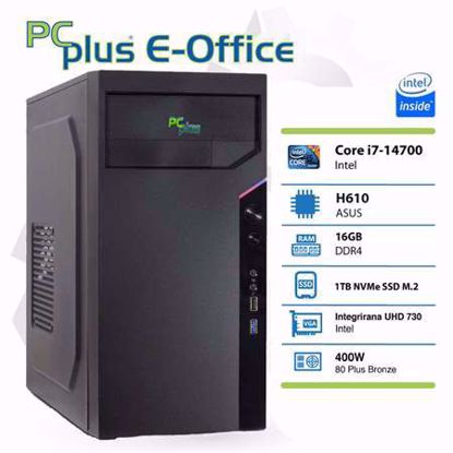 Fotografija izdelka PCPLUS e-Office i7-14700 16GB 1TB NVMe SSD namizni W11PRO