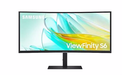 Fotografija izdelka Monitor Samsung S6 S65UC ViewFinity, 34", VA, 21:9, 3440x1440, 2x HDMI, DP, USB-C (90W)