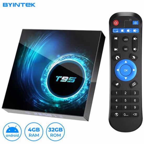 Fotografija izdelka Byintek TV BOX, 4K UHD, Android 10, WiFi, 4GB + 32GB, Google, Netflix, Youtube