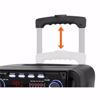 Fotografija izdelka MANTA SPK5021 PRO FONOS prenosni KARAOKE zvočnik, Bluetooth 5.0, 8.000W P.M.P.O., TWS, Equalizer, polnilna baterija, FM Radio, USB / microSD / AUX / MIC-in, črn