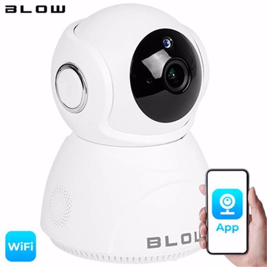 Fotografija izdelka IP kamera IP BLOW H-263, WiFi, 1080p, Full HD 3MP, vrtljiva 355°, nočno snemanje, senzor gibanja, aplikacija