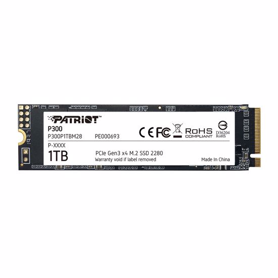 Fotografija izdelka Patriot P300 1TB M.2 NVMe SSD PCIe Gen 3 x4