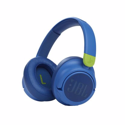Fotografija izdelka JBL JR460NC Bluetooth otroške naglavne brezžične slušalke, modre