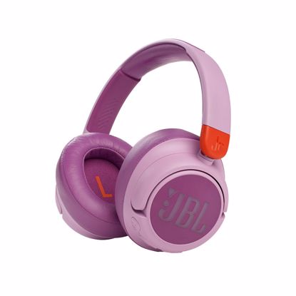 Fotografija izdelka JBL JR460NC Bluetooth otroške naglavne brezžične slušalke, roza
