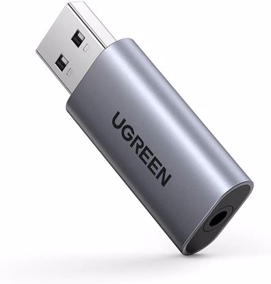 Fotografija izdelka UGREEN USB zunanja zvočna kartica iz USB na 3.5mm avdio - box