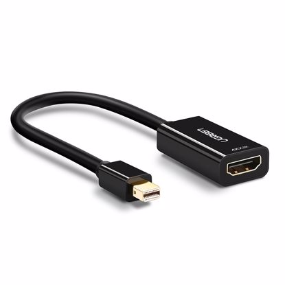 Fotografija izdelka Ugreen Mini DisplayPort na HDMI (Ž) 4K adapter črn - box