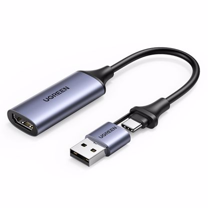 Fotografija izdelka Ugreen USB adapter za zajem slike HDMI 4K na USB-C/A 1080p - box