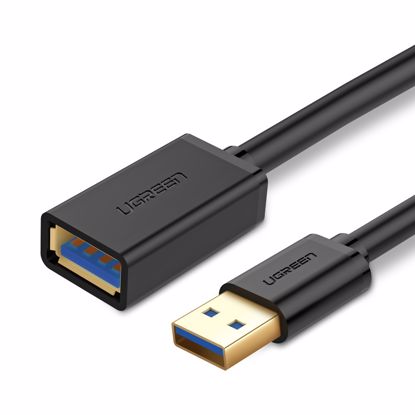 Fotografija izdelka Ugreen  USB 3.0 podaljšek (M na Ž) črn 2m - polybag