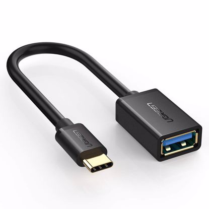 Fotografija izdelka Ugreen USB-C (M) na USB 3.0 (Ž) OTG kabel črn - polybag