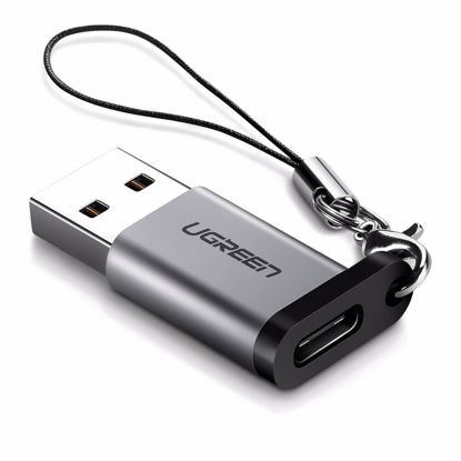 Fotografija izdelka Ugreen USB 3.0-A na USB-C adapter siv - blister