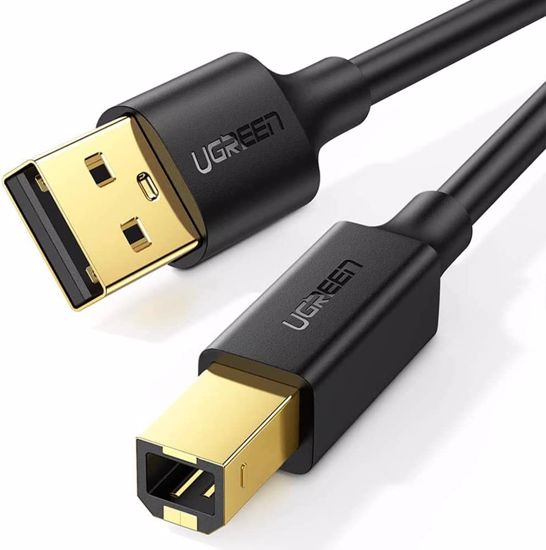 Fotografija izdelka Ugreen tiskalniški kabel usb type b (moški) - usb 2.0 (moški) 480mbps 2M črn