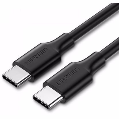 Fotografija izdelka UGREEN USB 2.0 USB-C na USB-C 0,5m (črn) - polybag