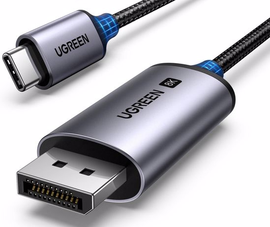 Fotografija izdelka Kabel UGREEN USB C v DisplayPort 1.4 8K@60Hz 4K@240Hz, 1M