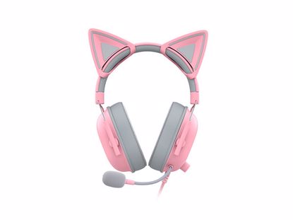 Fotografija izdelka Dodatek za slušalke Razer Kitty Ears V2 Quartz, roza