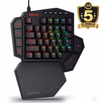 Fotografija izdelka REDRAGON DITI K585 RGB MEHANSKA ENOROČNA TIPKOVNICA