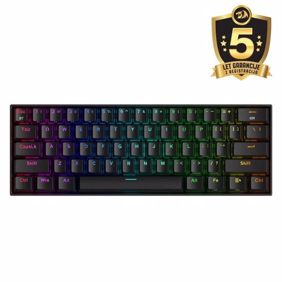 Fotografija izdelka REDRAGON DRACONIC K530RGB PRO BT/ŽIČNA MEHANSKA TIPKOVNICA