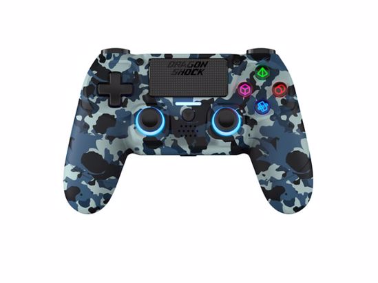 Fotografija izdelka DRAGONSHOCK MIZAR BREZŽIČNI KONTROLER ZA PS4, PC, MOBILE- MODRE CAMO BARVE