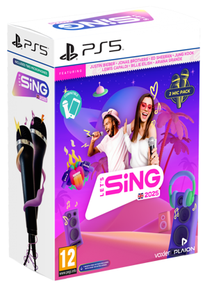 Fotografija izdelka Let's Sing 2025 - Double Mic Bundle (Playstation 5)