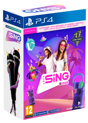 Fotografija izdelka Let's Sing 2025 - Double Mic Bundle (Playstation 4)