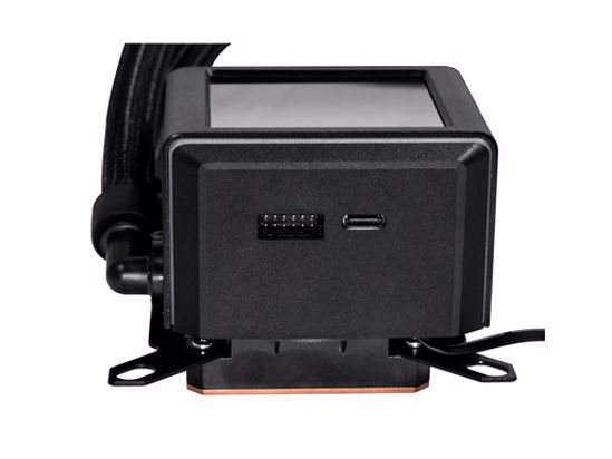 Fotografija izdelka Komplet za tekočinsko hlajenje AIO Liquid Cooler Lian Li GALAHAD II LCD 360 SL-Infinity, ARGB, črn