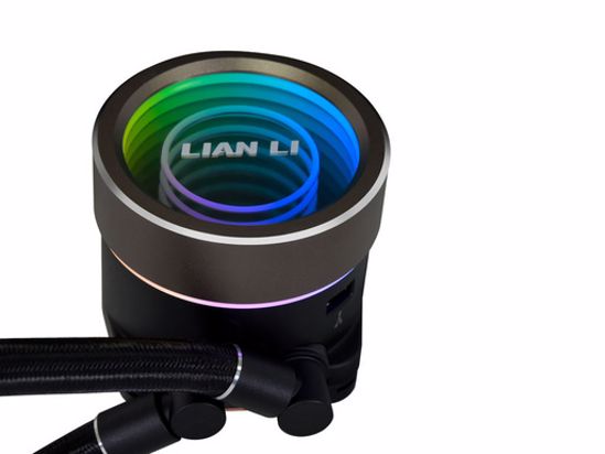 Fotografija izdelka Komplet za tekočinsko hlajenje AIO Liquid Cooler Lian Li GALAHAD II Trinity 360 SL-INF, ARGB, črn