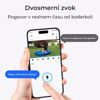 Fotografija izdelka Reolink P340 IP kamera, 12MP Ultra HD, PoE, barvno nočno snemanje, LED reflektor, aplikacija, IP67 vodoodpornost, dvosmerna komunikacija, bela