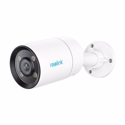Fotografija izdelka Reolink P320X IP kamera, 2K 4MP Super HD, PoE, ColorX barvno nočno snemanje, LED reflektorji, aplikacija, IP67 vodoodpornost, dvosmerna komunikacija, bela