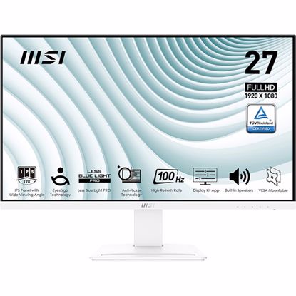 Fotografija izdelka Zaslon MSI PRO MP273AW 27" / FHD / IPS / 100Hz / 1ms MPRT (bel)
